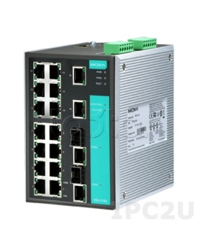 Коммутатор управляемый промышленный 18-портовыйMoxa EDS-518A в Рубцовске Коммутаторы Pintop.ru