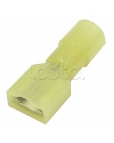 Клемма плоская полностью изолированная 4-6 мм² (КППИн гнездо - 6.6мм) (100шт/уп) REXANT 08-0652 в Рубцовске Клеммные колодки Pintop.ru