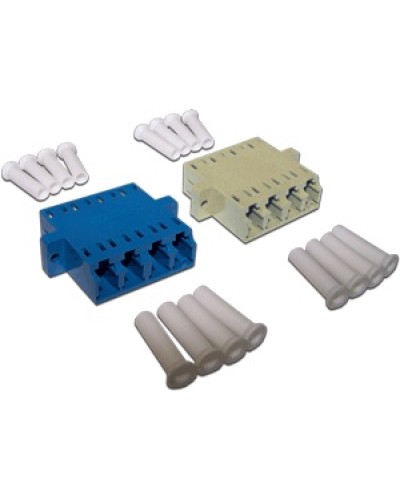 Адаптер оптический LC, OM4 корпус SC дуплекс, квадро LANMASTER LAN-4LC/S-AM-OM4 в Рубцовске Коннекторы Pintop.ru