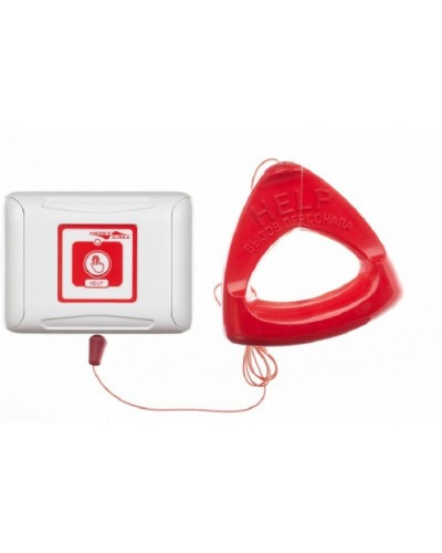 Влагозащищенная радиокнопка вызова со шнуром Hostcall MP-413W2 в Рубцовске Система оповещения и трансляции Hostcall Pintop.ru