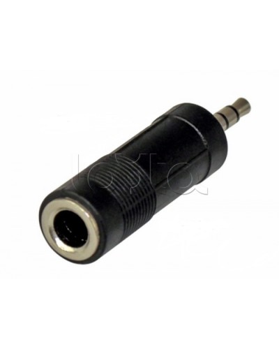 Переходник штекер 3.5мм стерео - гнездо 6.3мм стерео (50шт/уп) REXANT 14-0212 в Рубцовске Коннекторы Pintop.ru