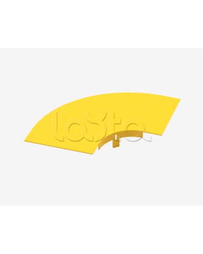 Крышка на горизонтальный изгиб на 90° Hyperline FBTR-240-ELB90CVR в Рубцовске Аксессуары для лотков Pintop.ru