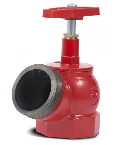 Угловой клапан пожарного крана ПОЖТЕХНИКА Клапан чугунный угловой пожарный ПК50 (вн/нар) в Рубцовске Обратные клапаны Pintop.ru