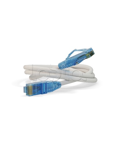 Патч-корд Hyperline PC-LPM-UTP-RJ45-RJ45-C6-1M-LSZH-WH в Рубцовске Патчкорды (медные) Pintop.ru