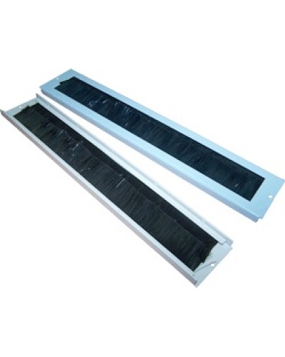 Ввод кабельный щеточный для настенных шкафов (серый) TWT TWT-CBW-BP в Рубцовске Аксессуары для стоек и шкафов Pintop.ru