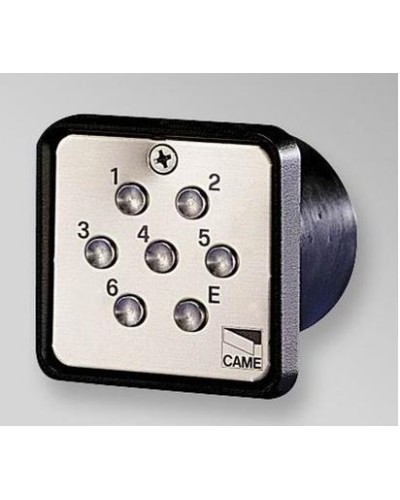Клавиатура кодонаборная 7-кнопочная, встраиваемая Came 001S6000 в Рубцовске Запчасти для шлагбаумов и автоматики Pintop.ru