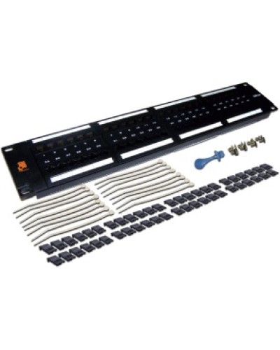 Патч-панель 48 портов, UTP, кат.5E, 2U LANMASTER LAN-PPL48U5E в Рубцовске Патч панель Pintop.ru