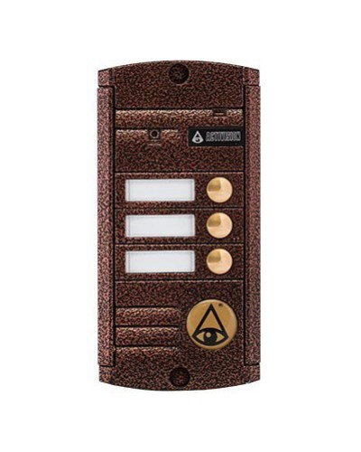 Видеопанель вызывная накладная цветная на 3 абонента с Proxy-считывателем Activision AVP-453 Proxy (PAL, антик) в Рубцовске Вызывные видеопанели малоабонентные Pintop.ru