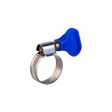 Хомут червячный 10-16/9-0,7мм, с ключом, нержавеющая сталь W2, (50 шт/уп) REXANT 07-0710-1