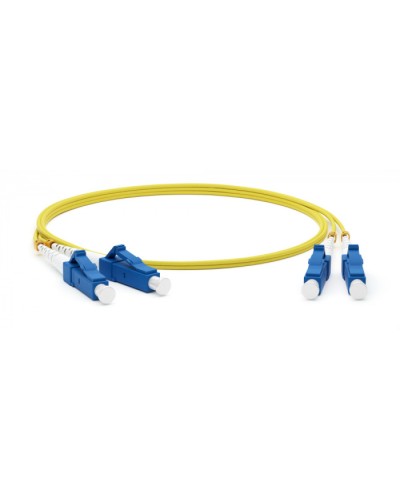 Патч-корд волоконно-оптический Hyperline FC-D2-9-LC/UR-LC/UR-H-10M-LSZH-YL в Рубцовске Патч-корды оптические Pintop.ru