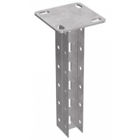 Стойка двойная потолочная для средних нагрузок 35х30х800 пятка 120х120 Промрукав (PR08.2894)