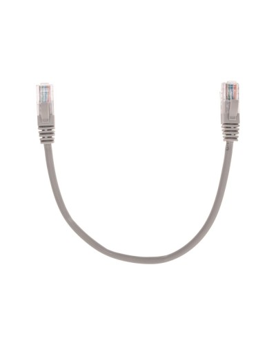 Патч-корд U/UTP, CAT 5e, RJ45-RJ45, 26AWG, LSZH, серый, 0,3м REXANT 02-0100-03 в Рубцовске Патчкорды (медные) Pintop.ru
