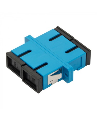 Адаптер оптический SC, SM, дуплексный LANMASTER (LAN-2SC-AM-SM) в Рубцовске Проходные адаптеры и розетки оптические Pintop.ru