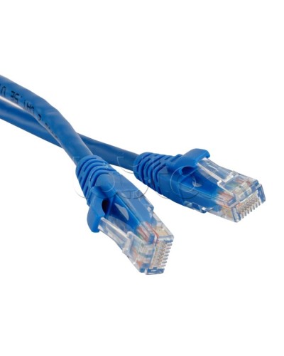 Патч-корд RJ45-RJ45, 4 пары, UTP, кат.5е, LSZH (5м) Hyperline PC-LPM-UTP-RJ45-RJ45-C5e-5M-LSZH-BL в Рубцовске Патчкорды (медные) Pintop.ru
