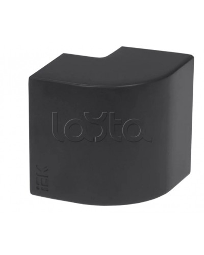 ELECOR Угол внешний КМН 60х40 черный (4шт/компл) IEK (EL-KK10D-N-060-040-K02) в Рубцовске Аксессуары для кабель-канала Pintop.ru