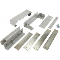 Комплект монтажный для крепления замка и якоря на стеклянную дверь ALeko МК 150-GL