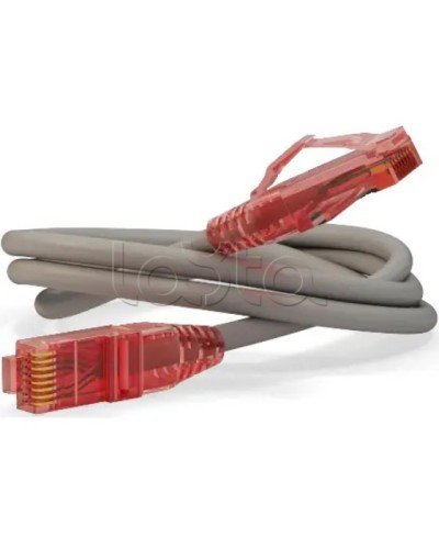 Патч-корд RJ45-RJ45, 4 пары, UTP, кат.5е, LSZH (0,3м) Hyperline PC-LPM-UTP-RJ45-RJ45-C5e-0,3M-LSZH-GY в Рубцовске Патчкорды (медные) Pintop.ru