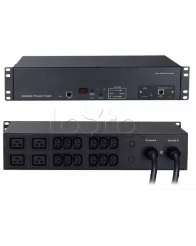 Блок распределения питания Hyperline ATS-R-228H1622-Intelligent в Рубцовске Блоки розеток Pintop.ru