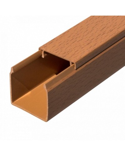 Кабель-канал бук 2-й замок 40х40 (60м/уп) Промрукав в Рубцовске Огнестойкие кабельные линии Pintop.ru