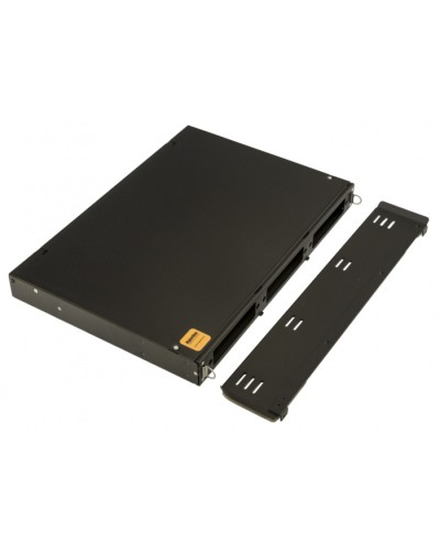 Бокс оптический 19 Hyperline FO-19V-1U-3xSLT-W130H30-24UN-BK в Рубцовске Кросс оптический Pintop.ru