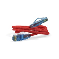 Патч-корд RJ45-RJ45, 4 пары, UTP, кат.6, LSZH (5м) Hyperline PC-LPM-UTP-RJ45-RJ45-C6-5M-LSZH-RD