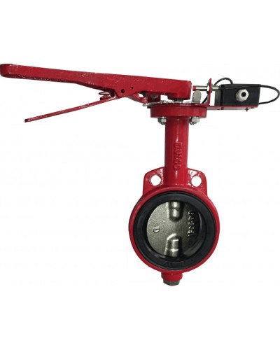 Затвор дисковый с электроприводом Спецавтоматика Зт 150/1,6(Р)-Ф.УЗ.1-АМК-150 с устройством контроля положения в Рубцовске Устройства пуска водяного пожаротушения Pintop.ru