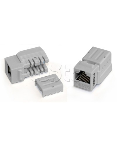 Вставка Keystone Jack RJ-45(8P8C), категория 6A, 110 IDC синяя Hyperline (KJNE-8P8C-C6A-90-BL) в Рубцовске Модули Keystone Pintop.ru