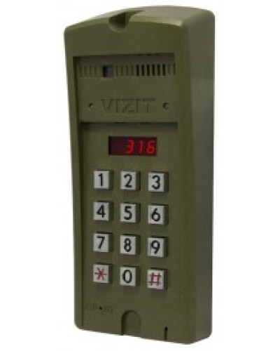 Блок вызова для совместной работы с БУД-302 Vizit БВД-316R в Рубцовске Блоки вызова многоабонентные Pintop.ru