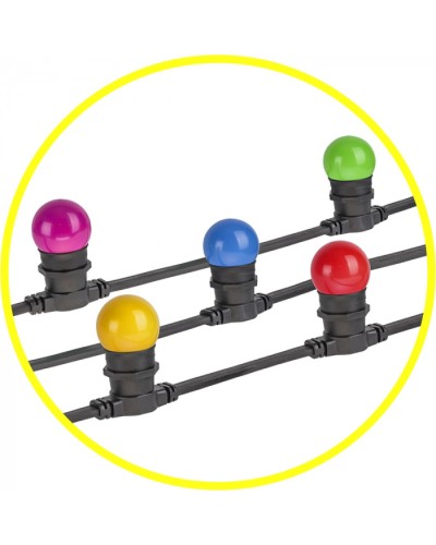 Гирлянда Navigator 93 661 NGF-001-01 (белтлайт 10 5м Е27 черный) в Рубцовске Источники света(Лампы) Pintop.ru