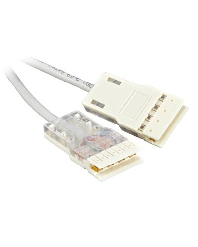 Патч-корд 110 тип-110 тип, 4 пары, Cat.5e, LSZH, 1 м серый Hyperline PC-110-110-4P-C5e-1M-LSZH-GY в Рубцовске Патч-корды и пигтейлы Pintop.ru