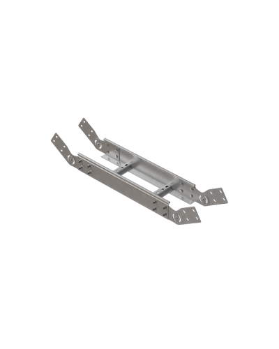 Вертикальный шарнирный угол 100х700х1,2 мм HD N КМ-профиль (LSHL100-700-1.2 HD N) в Рубцовске Аксессуары для лотков Pintop.ru