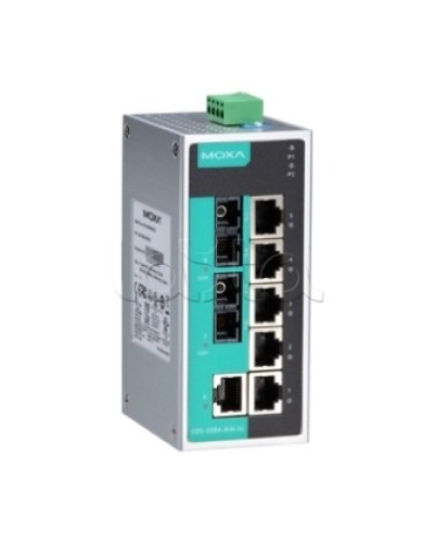 Коммутатор неуправляемый промышленный 8-портовый Moxa EDS-208A-SS-SC в Рубцовске Коммутаторы Pintop.ru