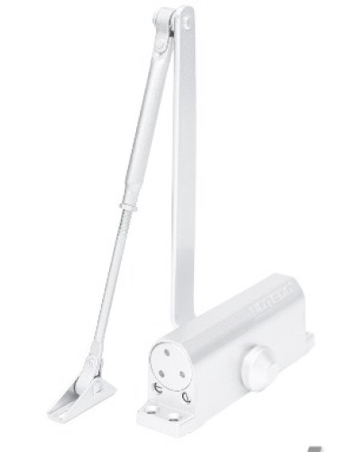 Доводчик NOTEDO DC-090-НО EN4 с ФОП (белый) в Рубцовске Доводчики Pintop.ru