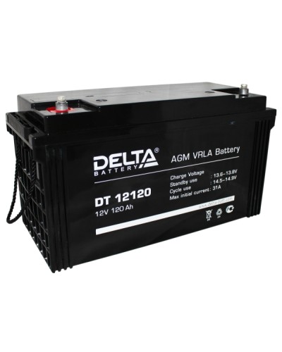 Аккумулятор свинцово-кислотный Delta DT 12120 в Рубцовске Электротехническое оборудование Pintop.ru