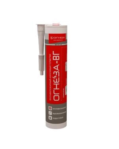 Герметик акриловый противопожарный Огнеза ОГНЕЗА-ВГ, туба 310 мл., цвет белый в Рубцовске Дополнительное оборудование пожаротушения Pintop.ru