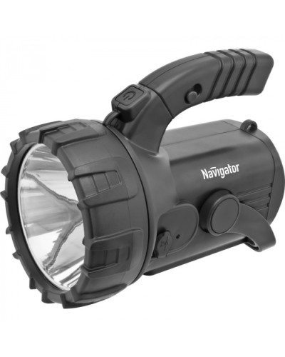 Фонарь Navigator 94 975 NPT-SP12-ACCU Прож/кемп 1LEDx3Вт+18+4LED аккум.3.7В 4Ач в Рубцовске Источники света(Лампы) Pintop.ru