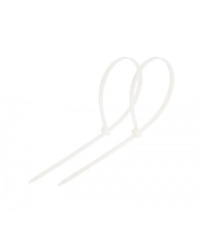 Стяжка нейлоновая неоткрывающаяся, безгалогенная (halogen free) 200x3.6мм, белая (100 шт) в Рубцовске Стяжки-хомуты Pintop.ru