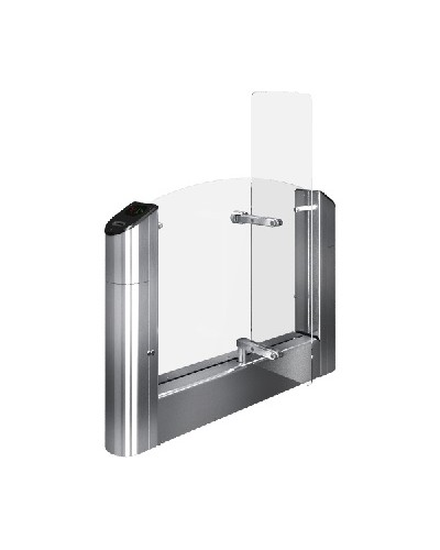 Модуль турникета крайний с высокими створками и картоприемником Oxgard Praktika T-04-SMTК-R-660(Mifare) в Рубцовске Турникеты Pintop.ru