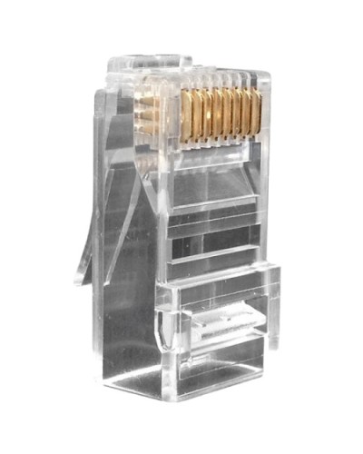 Разъем RJ-45 Hyperline PLUG-8P8C-UV-C6-100 в Рубцовске Коннекторы и разъемы Pintop.ru