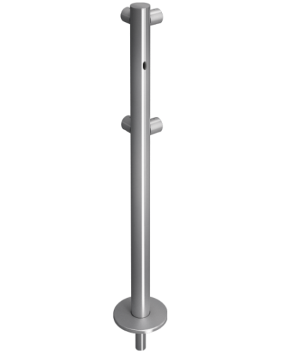 Стойкаограждения съемная L-образная Oxgard ВЗР 1996Р.21-05 в Рубцовске Ограждения Pintop.ru