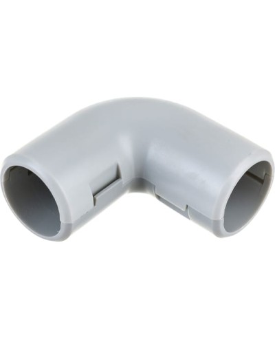 CI25G Угол 90 гр.(2част.), без галогена, для труб D25мм, цвет чёрный (1уп = 25шт) Экопласт (41225-25HF-BL) в Рубцовске Повороты, муфты, тройники Pintop.ru