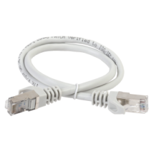 ITK Коммутационный шнур (патч-корд), кат.5Е FTP, 1м, синий (PC03-C5EF-1M)