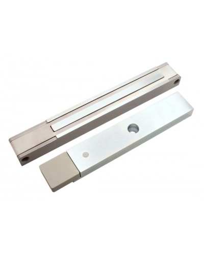 Электромагнитный замок с датчиком состояния двери ALeko ALM-200P (24В серый) в Рубцовске Электромагнитные замки Pintop.ru