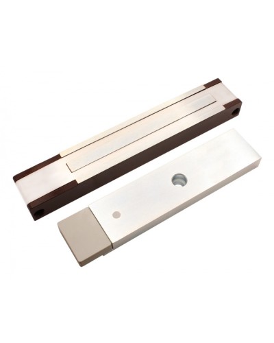 Электромагнитный замок с датчиком состояния двери ALeko ALM-300P (12В коричневый) в Рубцовске Электромагнитные замки Pintop.ru