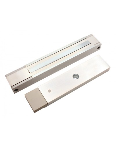 Электромагнитный замок с датчиком состояния двери ALeko ALM-300P (12В серый) в Рубцовске Электромагнитные замки Pintop.ru