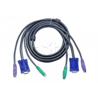 КВМ-кабель с интерфейсами PS/2, VGA (3м) ATEN 2L-1003P/C