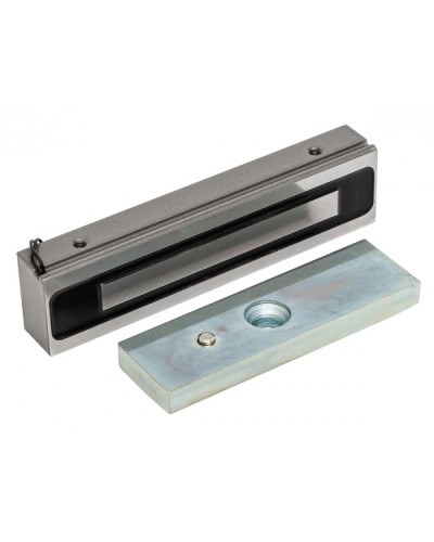 Электромагнитный замок AccordTec ML-200K-3 Premium Grey с планкой в Рубцовске Электромагнитные замки Pintop.ru