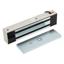 Электромагнитный влагозащищенный замок AccordTec ML-400K-2 с уголком (серый)