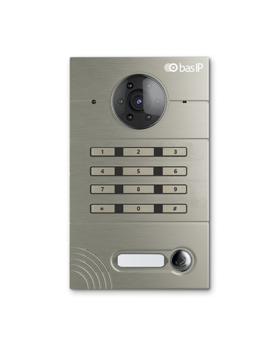 Панель вызывная BAS-IP AV-01KD GREY в Рубцовске Вызывные видеопанели малоабонентные Pintop.ru