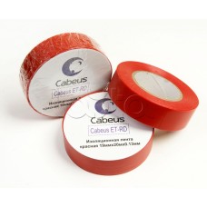 Лента изоляционная (красная) Cabeus ET-RD
